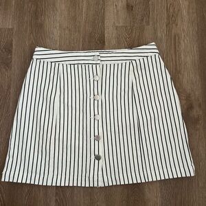 Vintage CJLA Button-Front Mini Skirt